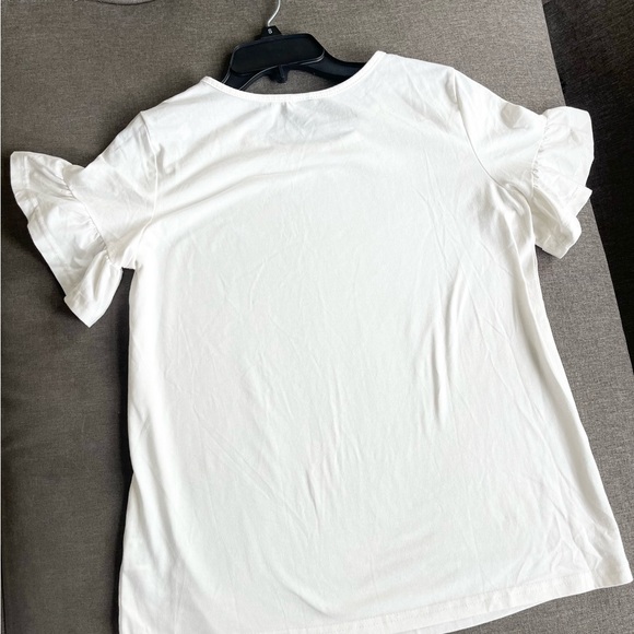 Women’s SHEIN white blouse, size medium. Excellent condition! - Picture 3 of 3